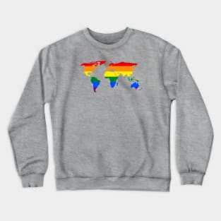 Rainbow World Crewneck Sweatshirt